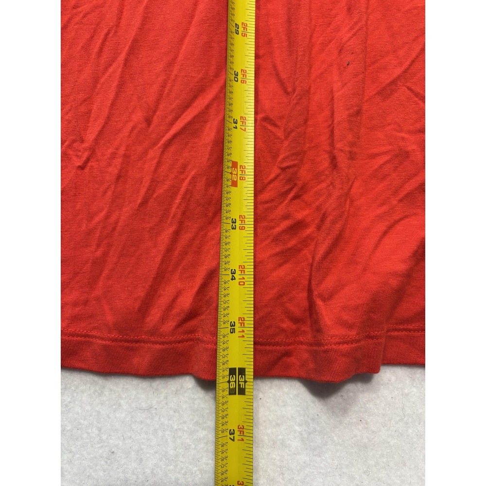 Time And Tru Tank Dress Womens Medium Red Crew Neck Sleeveless Stretch Jersey - Picture 7 of 9